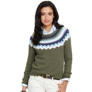 Vineyard Vines Yoke Fair Isle Sweater